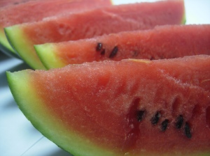 Fresh watermelon slices. Photo by Kudla Jana, taken from stock.xchng.
